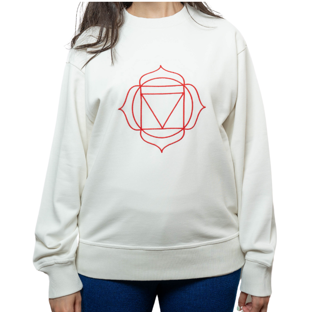 DIVINE HARMONIE - Root Chakra Unisex Sweatshirt, buy at DOORS NYC