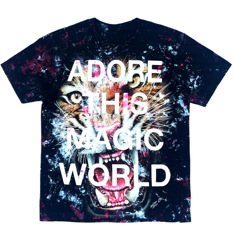 Crew T-shirt With Tiger Magic World | PR Sample