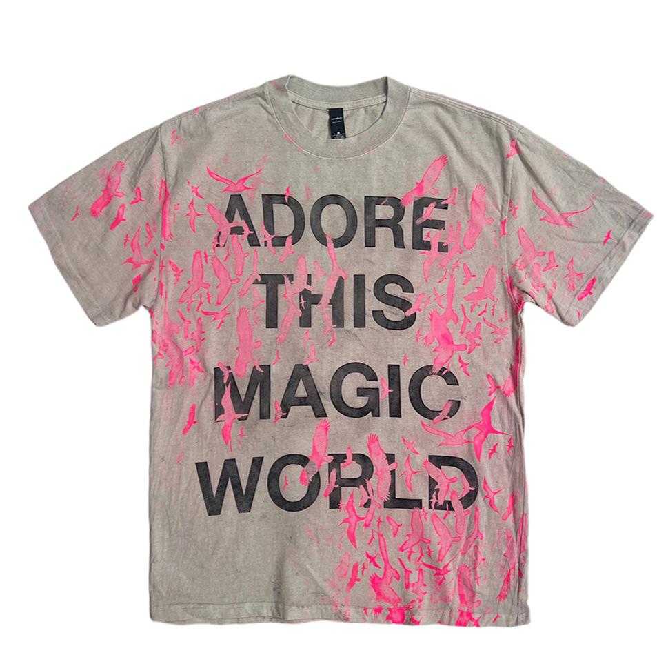 Crew T-shirt W/ Birds Magic World | PR Sample