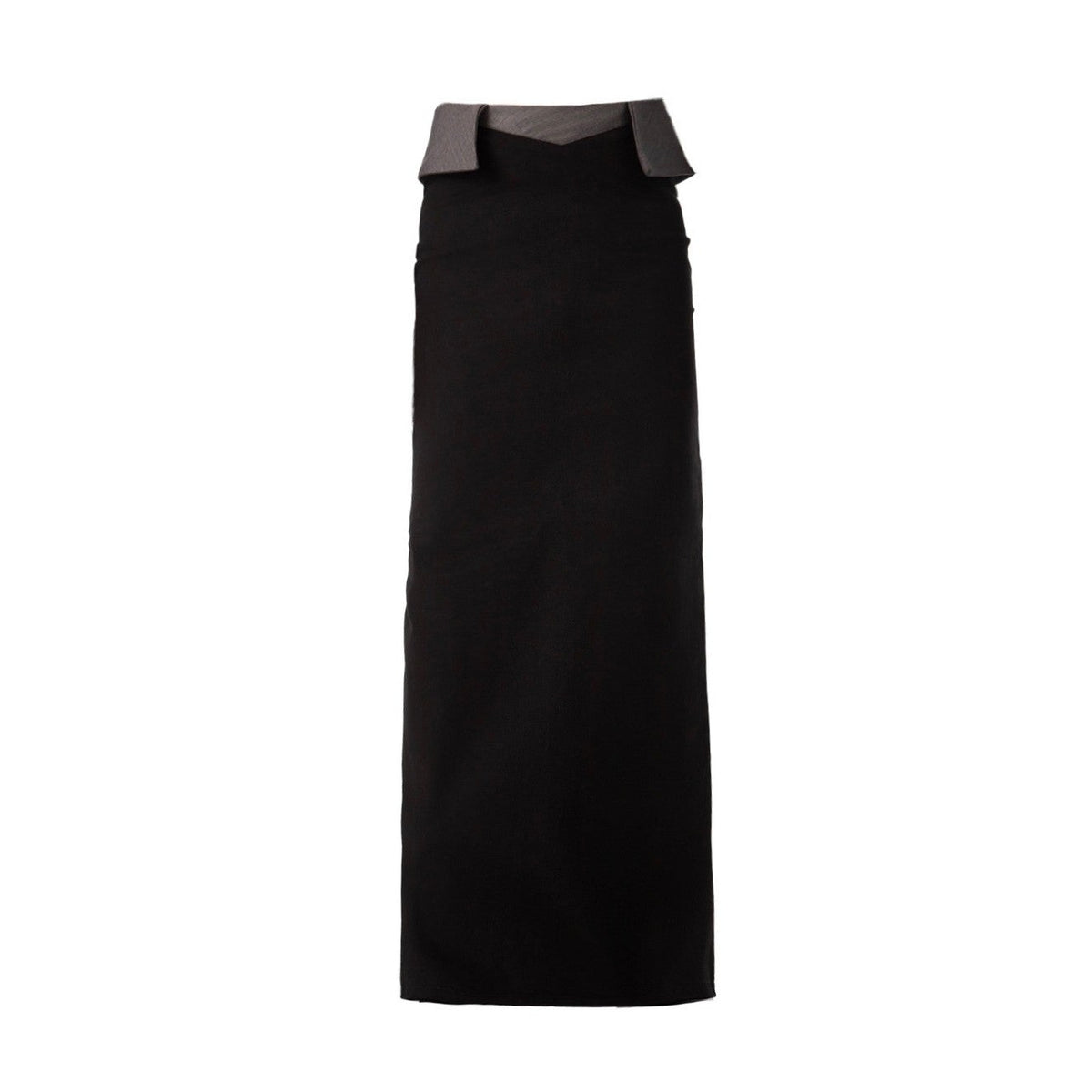 Black skirt on a white background