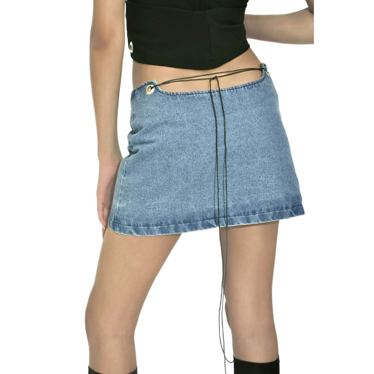Sacro Denim Skirt