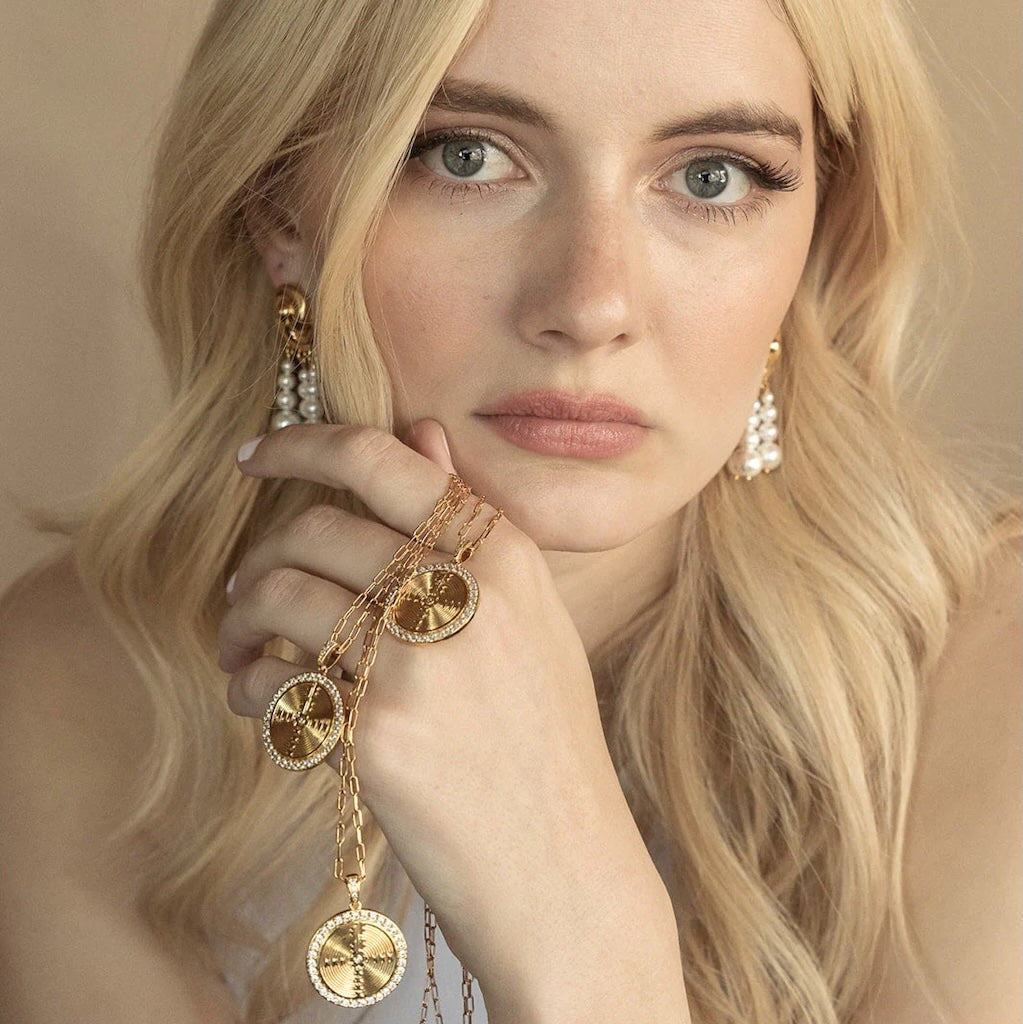 ZEPPLIN THE LABEL - Sanctum Necklace | Gold, buy at DOORS NYC