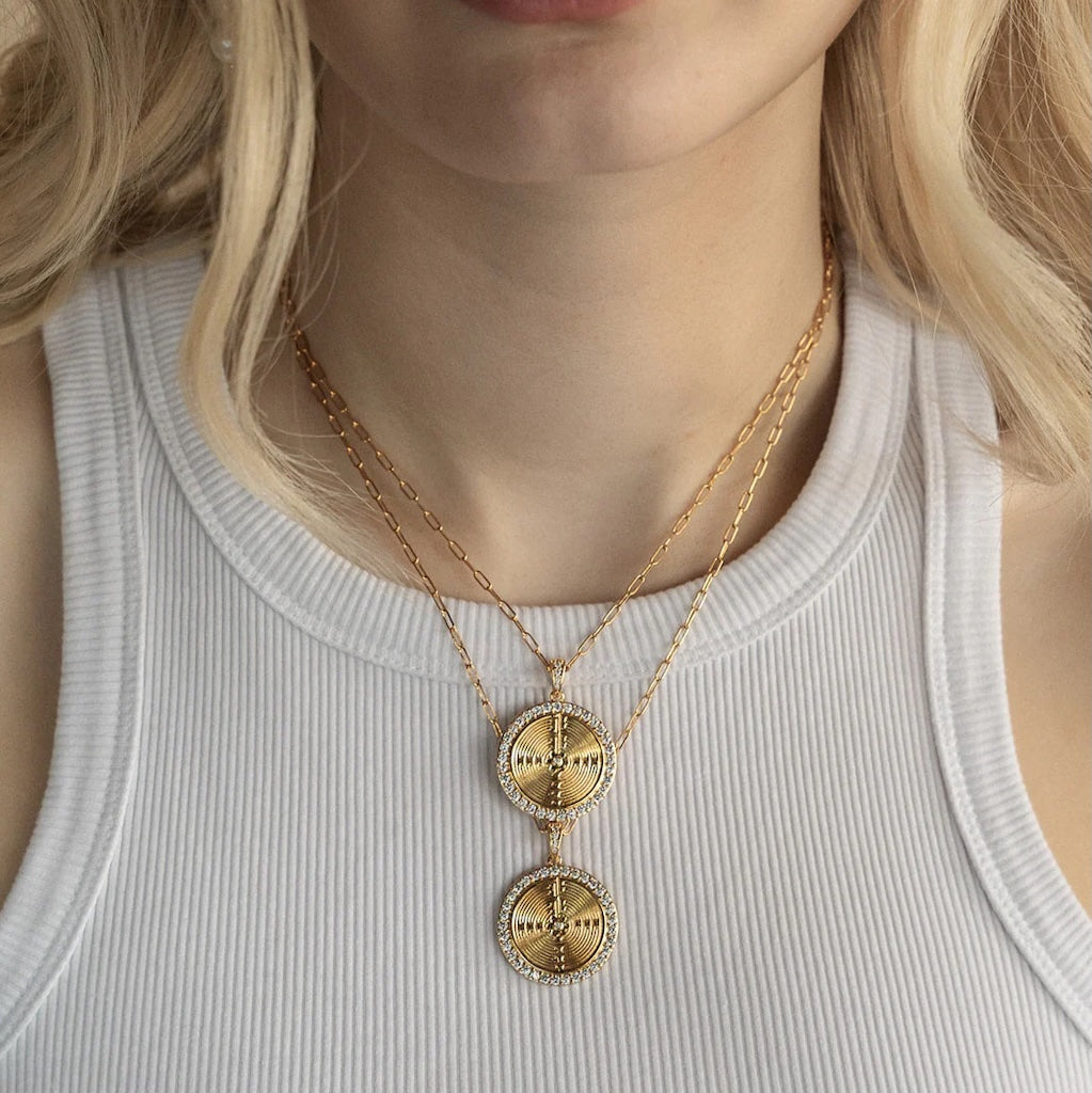 ZEPPLIN THE LABEL - Sanctum Necklace | Gold, buy at DOORS NYC