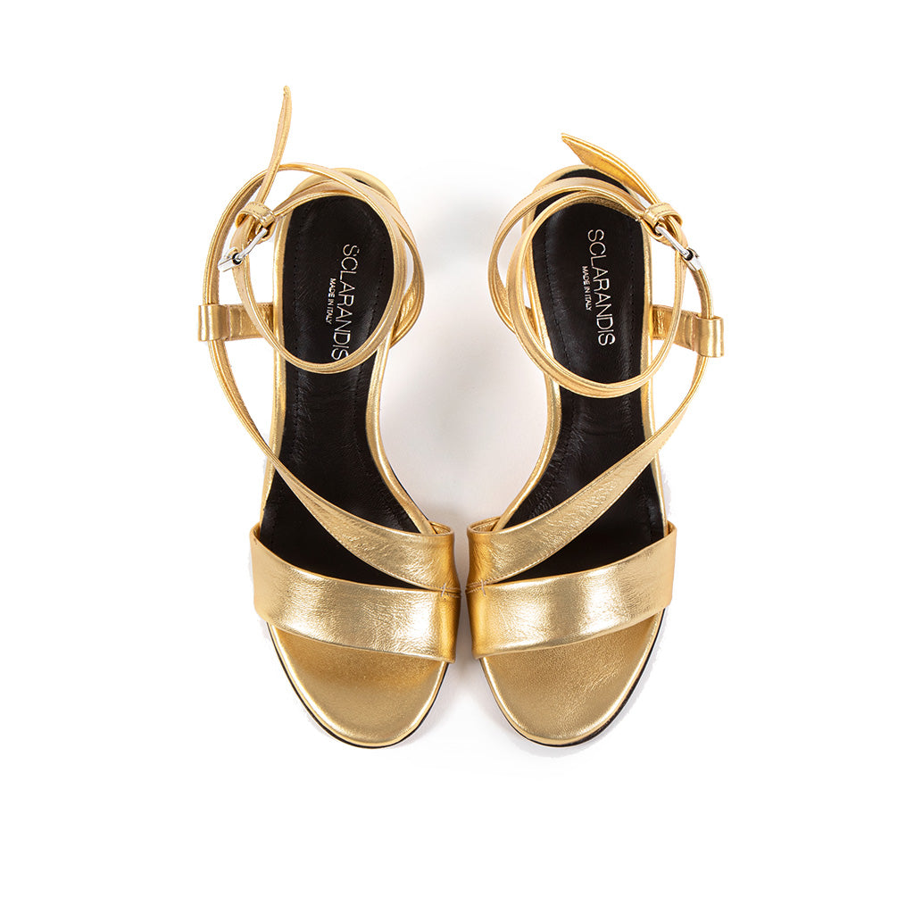 SCLARANDIS - Diana Sandal | Gold, buy at DOORS NYC