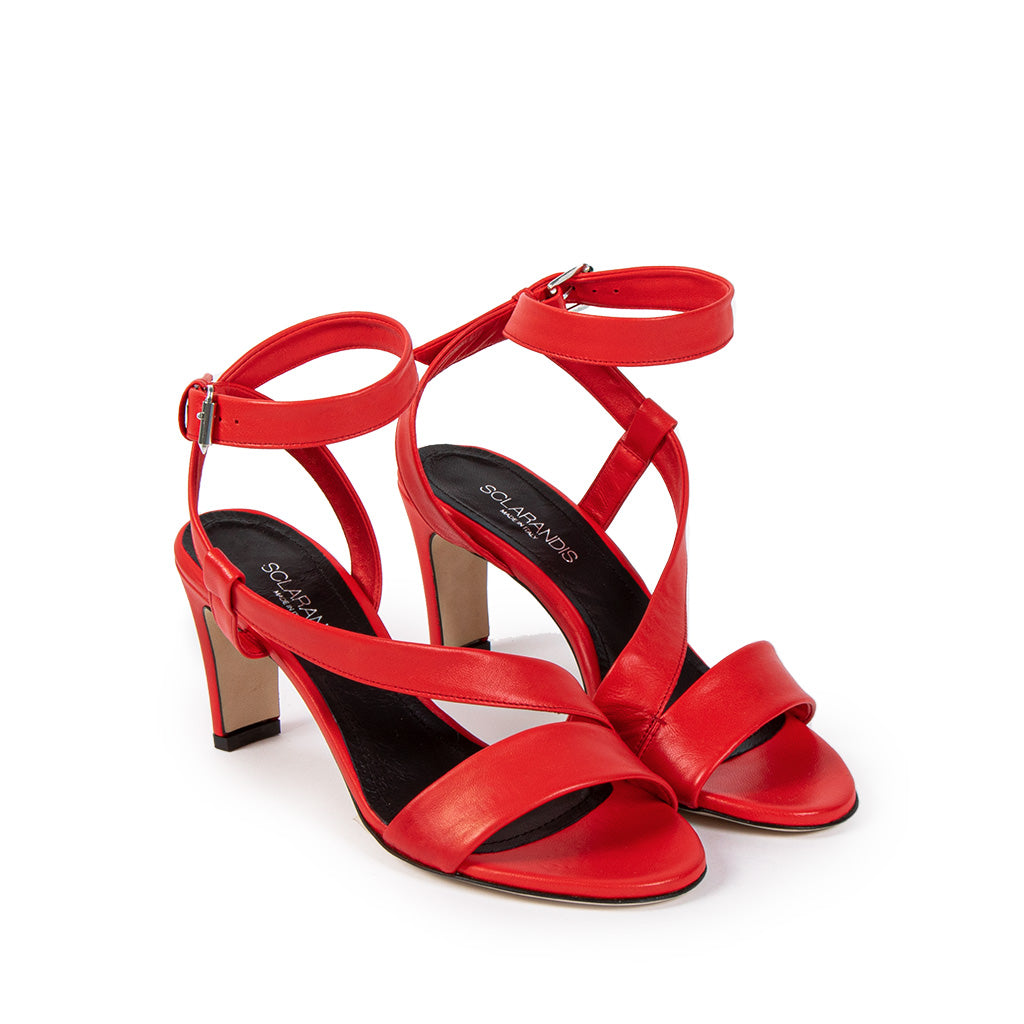 SCLARANDIS - Diana Sandal | Red, buy at DOORS NYC