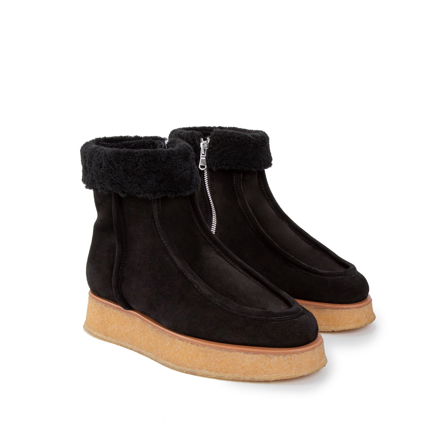 SCLARANDIS - GIANNA Black Ankle Boots, buy at DOORS NYC