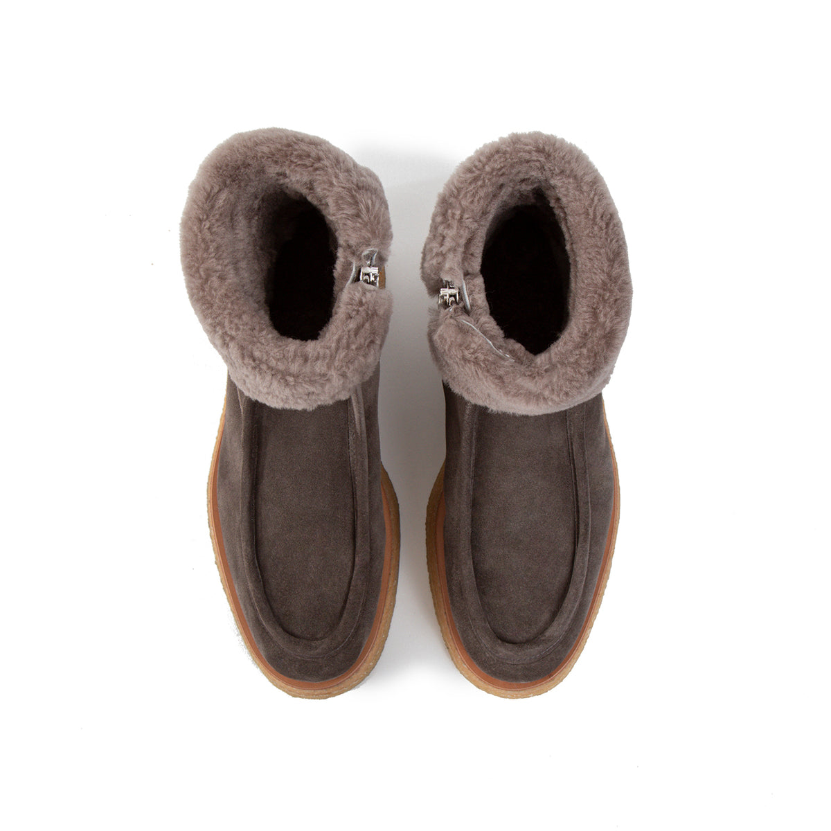 SCLARANDIS - GIANNA Taupe Ankle Boots, buy at DOORS NYC