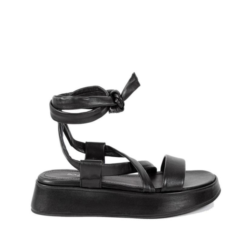 SCLARANDIS - MARA Platform Sandal | Black, buy at DOORS NYC