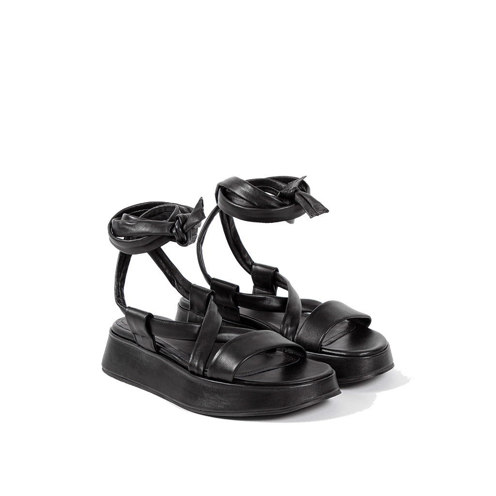 SCLARANDIS - MARA Platform Sandal | Black, buy at DOORS NYC