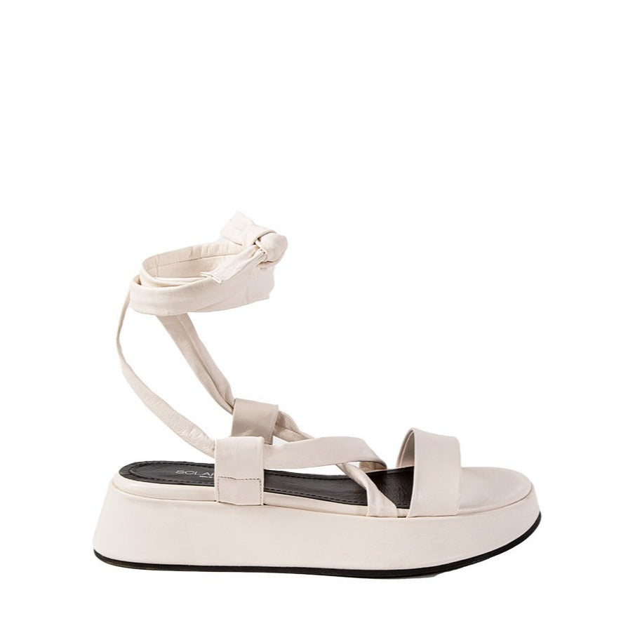 SCLARANDIS - MARA Platform Sandal | White, buy at DOORS NYC