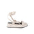 SCLARANDIS - MARA Platform Sandal | White, buy at DOORS NYC