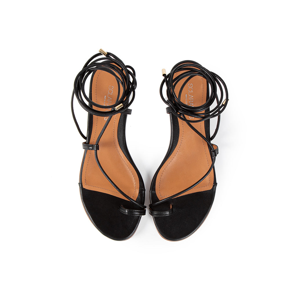 SCLARANDIS - Gladiator Gold Metallic Nappa Sandal, buy at DOORS NYC