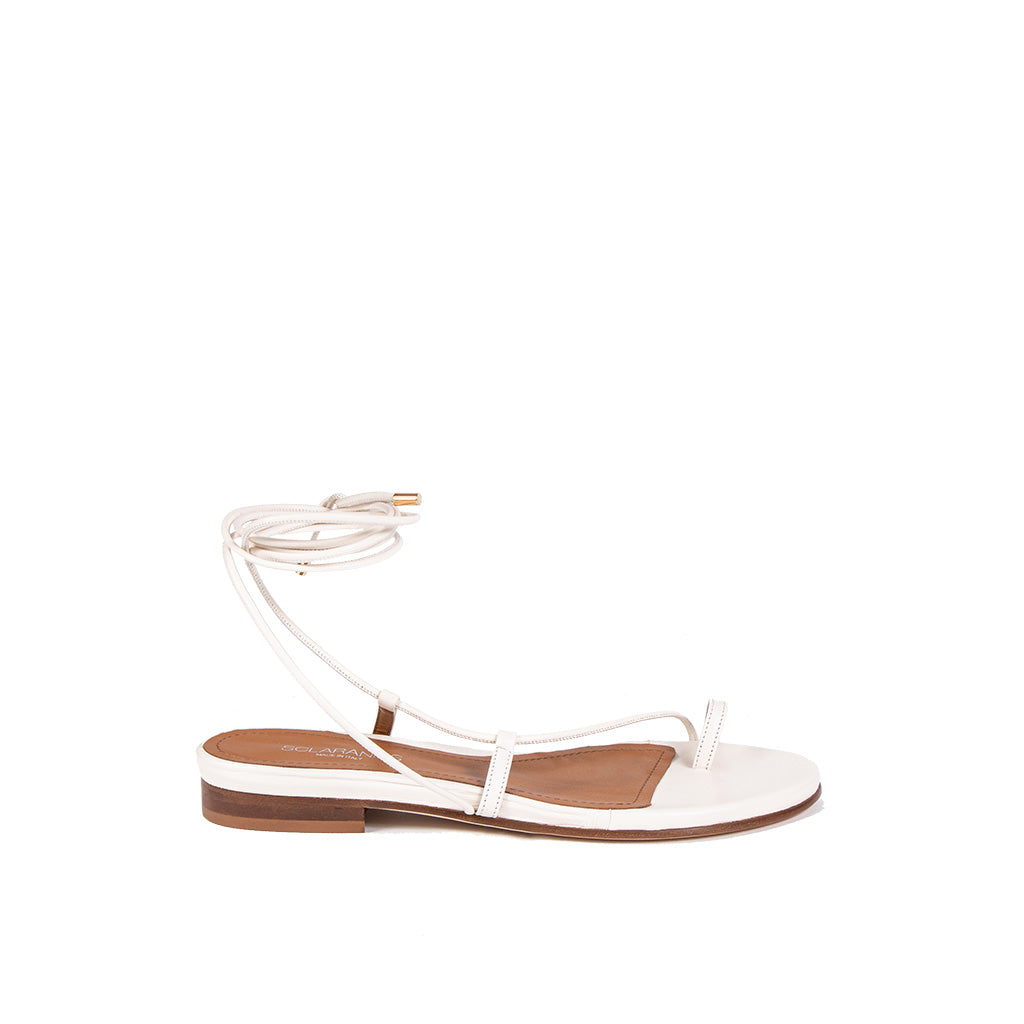 SCLARANDIS -Gladiator Light Beige Nappa Sandal, buy at DOORS NYC