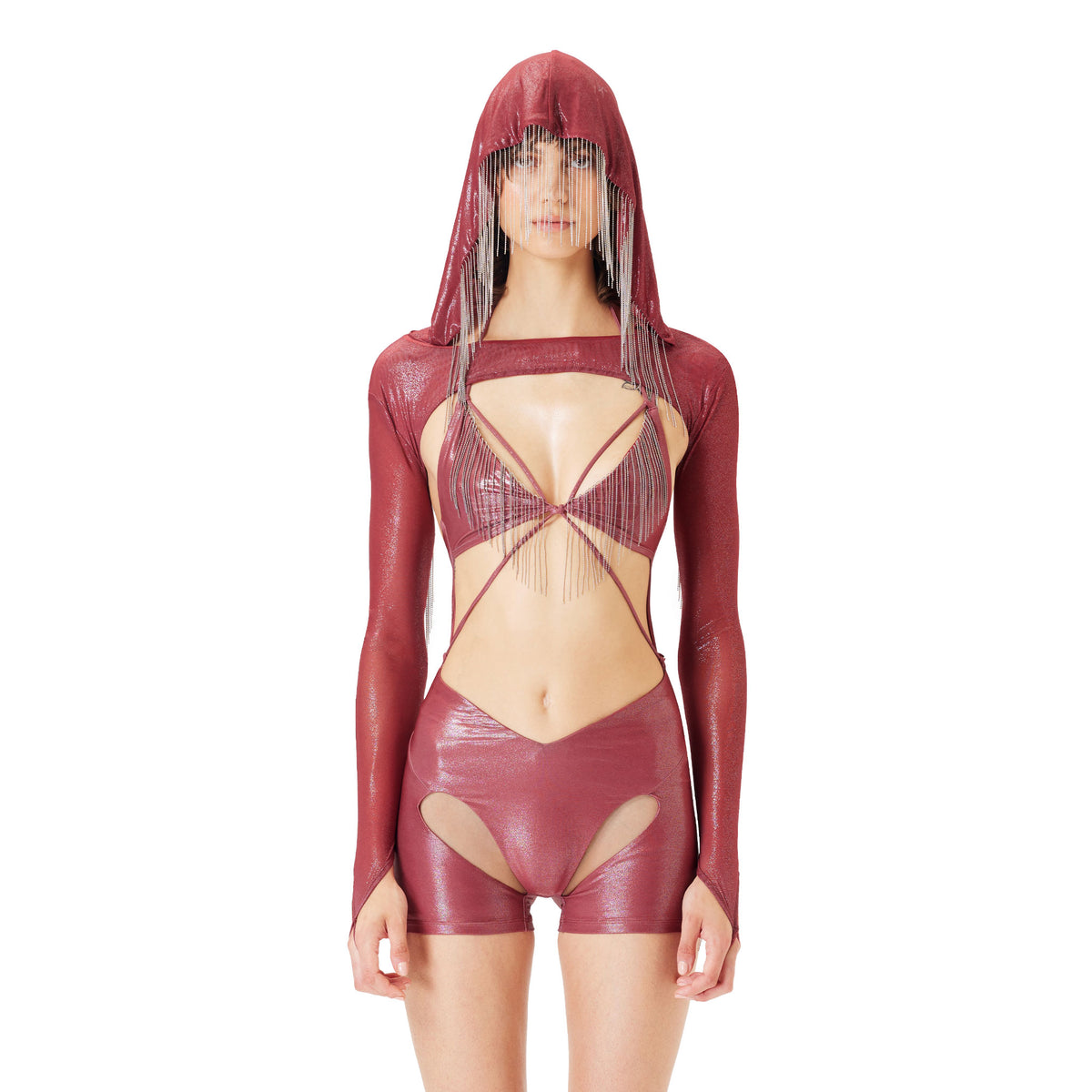 IAMNOTBASIC - Selene Jumpsuit Red, buy at DOORS NYC