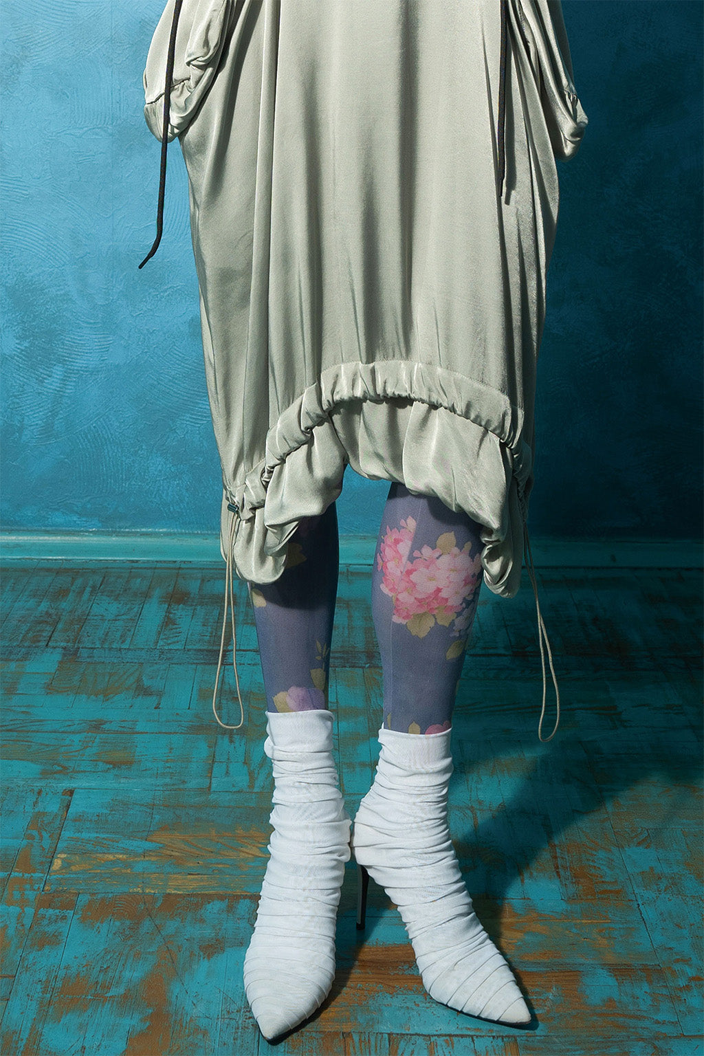 MASHAT - Silver Supernal Over Dress, buy at DOORS NYC