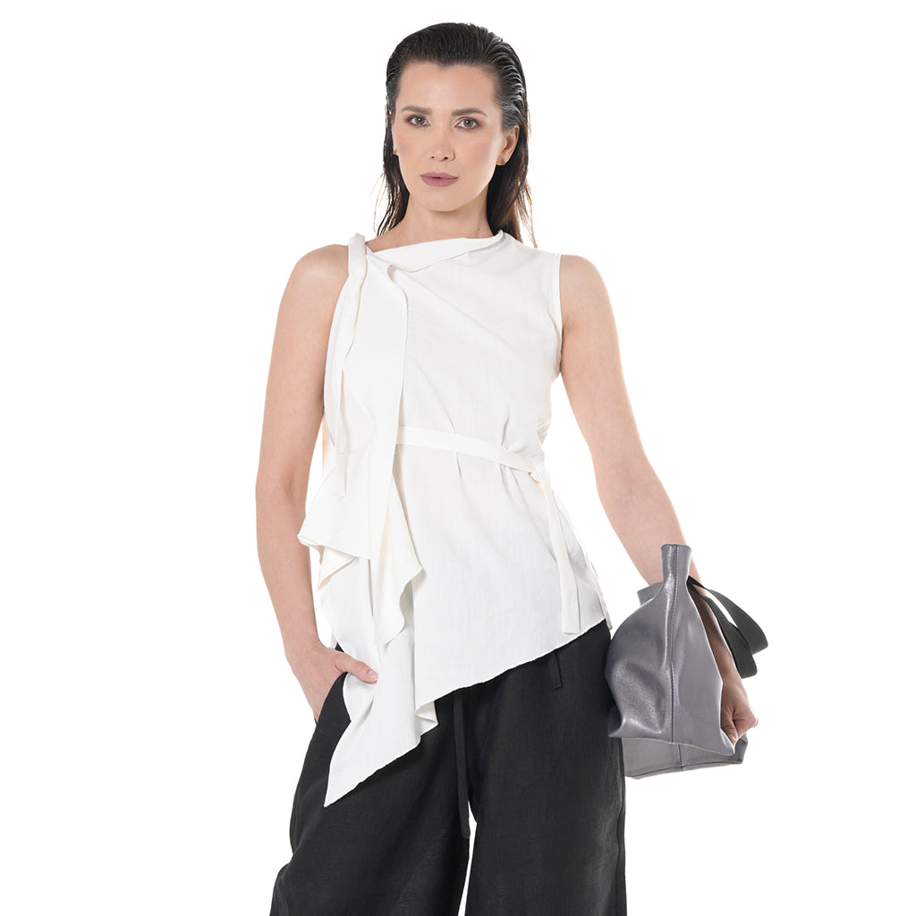 METAMORPHOZA - Sleeveless Asymmetric Top, buy at DOORS NYC