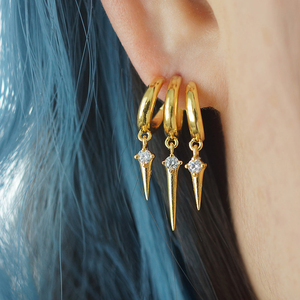Talon Earrings Gold