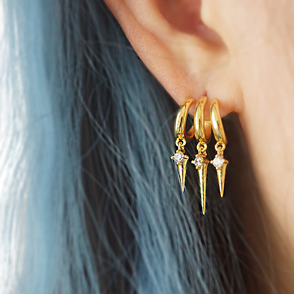 Talon Earrings Gold