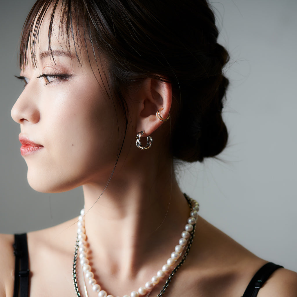 MASANA - Chain Motif Single Earring, buy at DOORS NYC