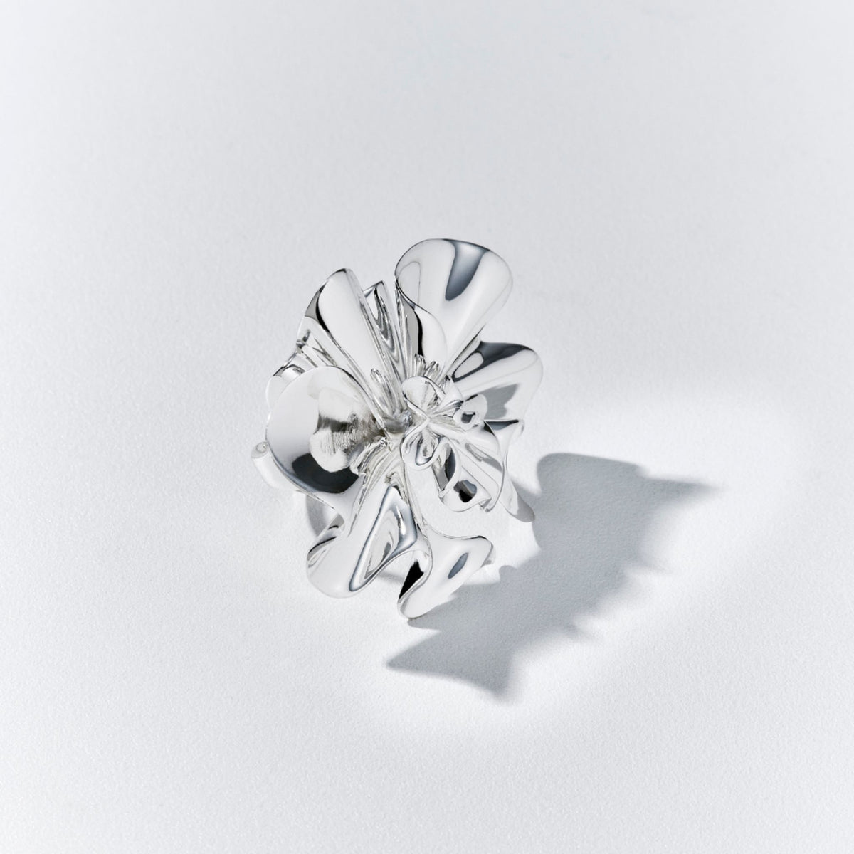 Silver Thatyana Ring - Drop Babado Collection
