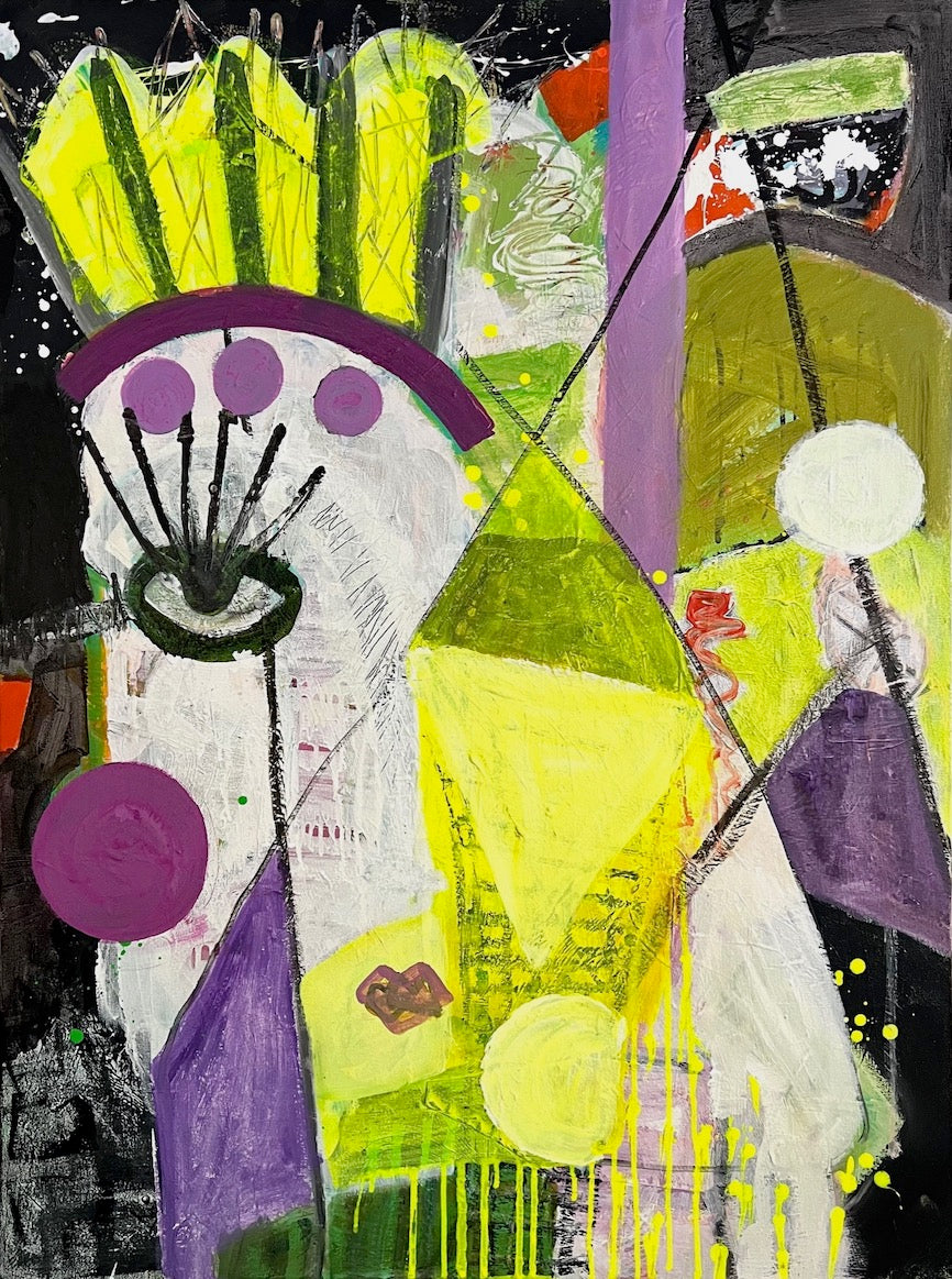 ALEEA JACQUES -The Joker | Painting, buy at DOORS NYC