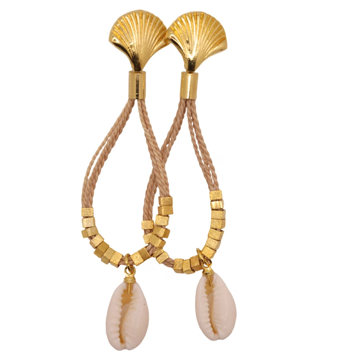 NART buzios buriti fiber earrings, view 2, buy at DOORS NYC