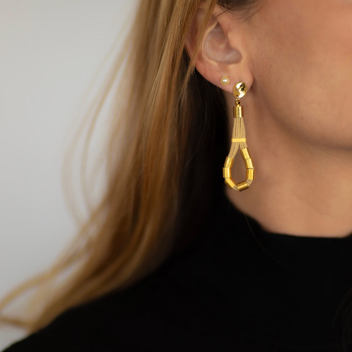 NART connection buriti earrings styled look, buy at DOORS NYC