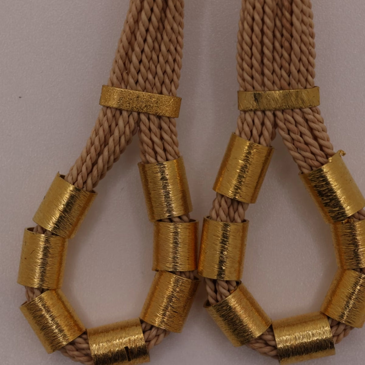 NART connection buriti fiber earrings, view 3, buy at DOORS NYC