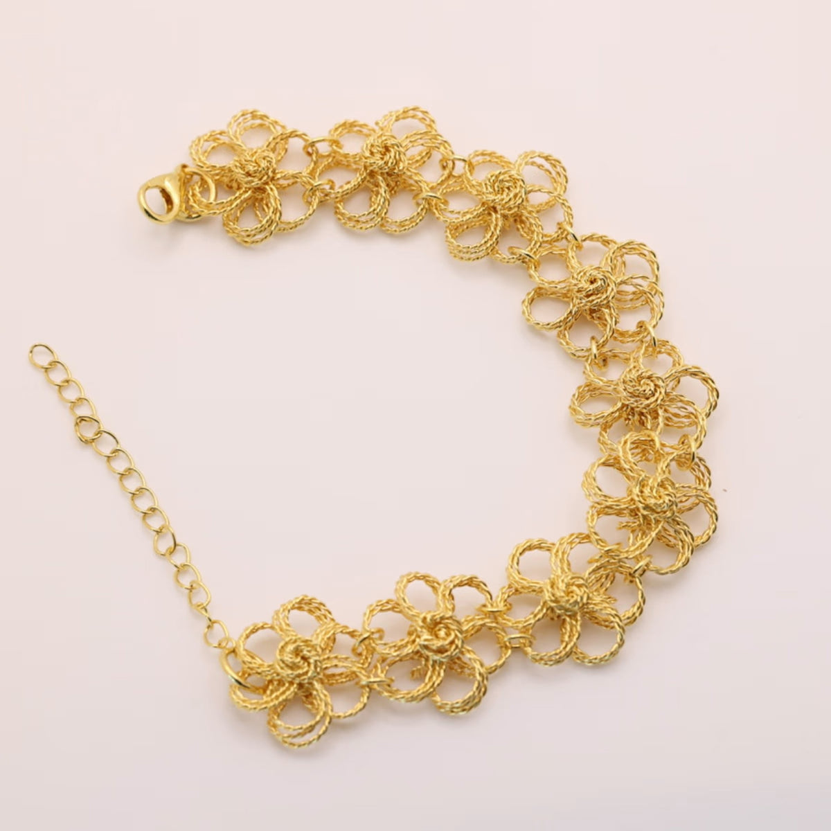 NART daisy bracelet, flower design, view 4, buy at DOORS NYC