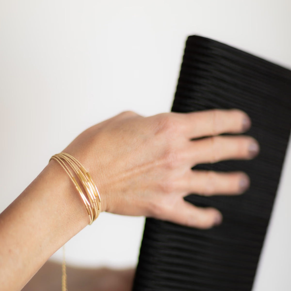 NART elemental buriti bracelet styled look on wrist, buy at DOORS NYC