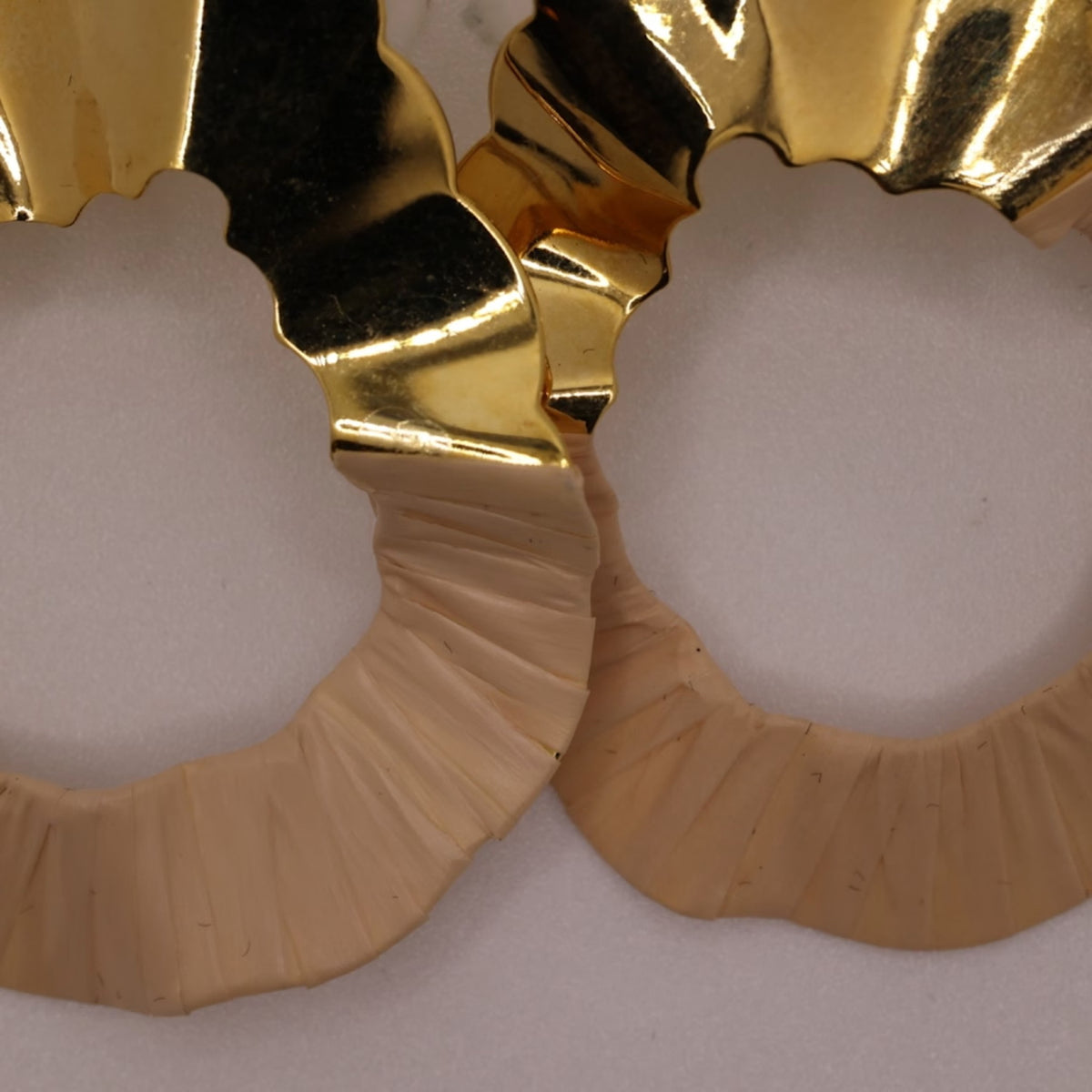 NART gout buriti fiber earrings, view 4, buy at DOORS NYC