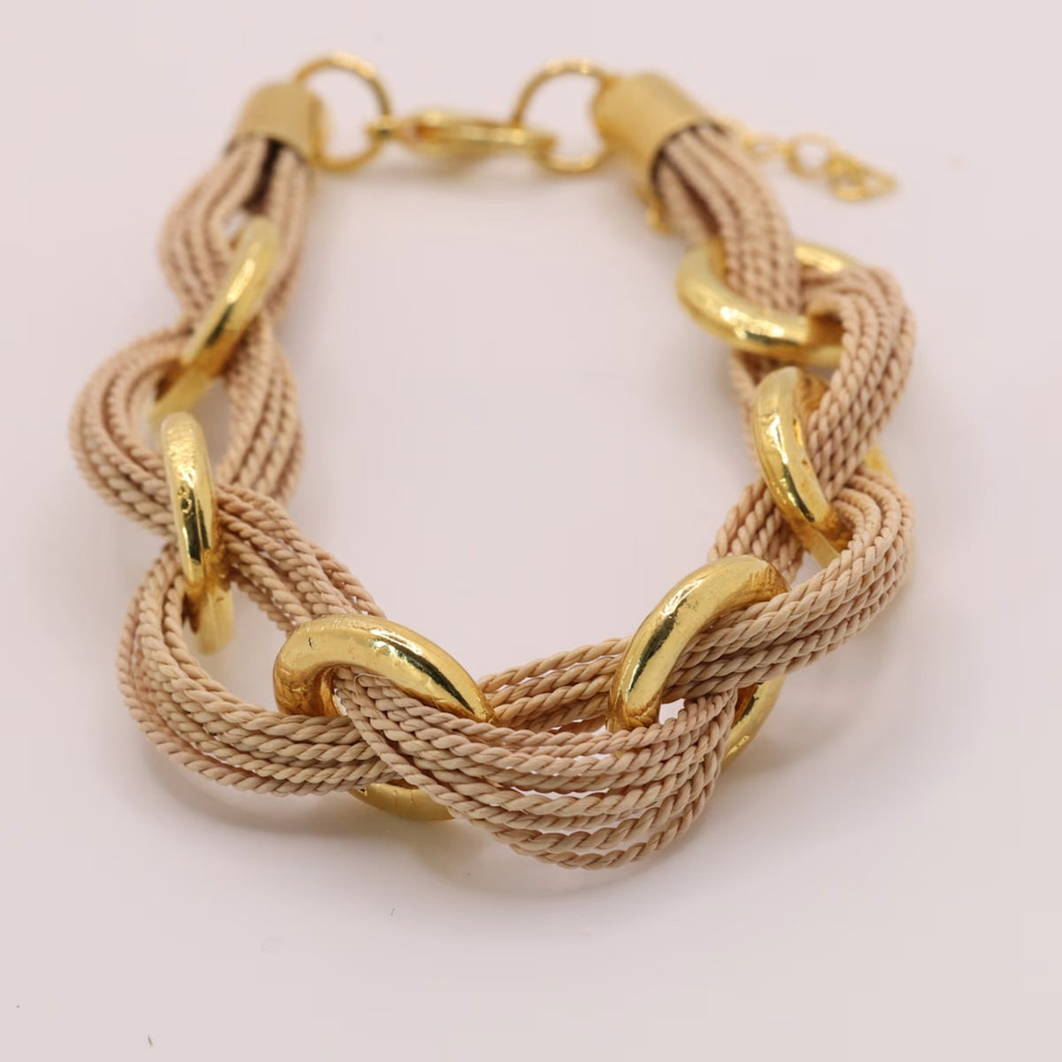 NART knot buriti fiber bracelet, view 2, buy at DOORS NYC