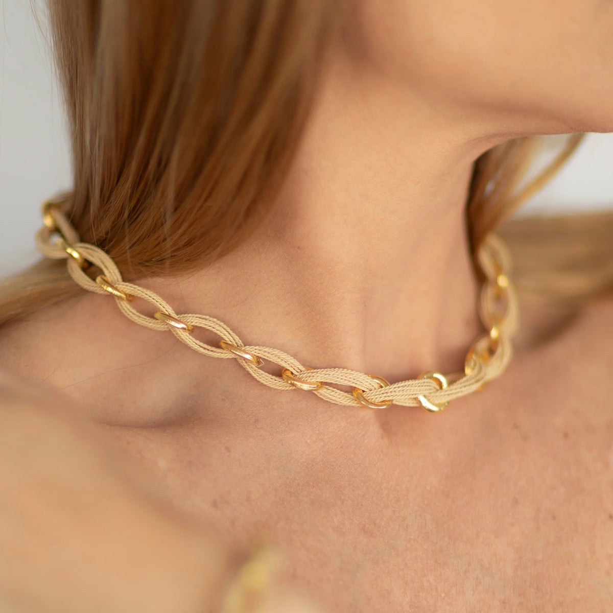 NART knot buriti necklace styled look, buy at DOORS NYC