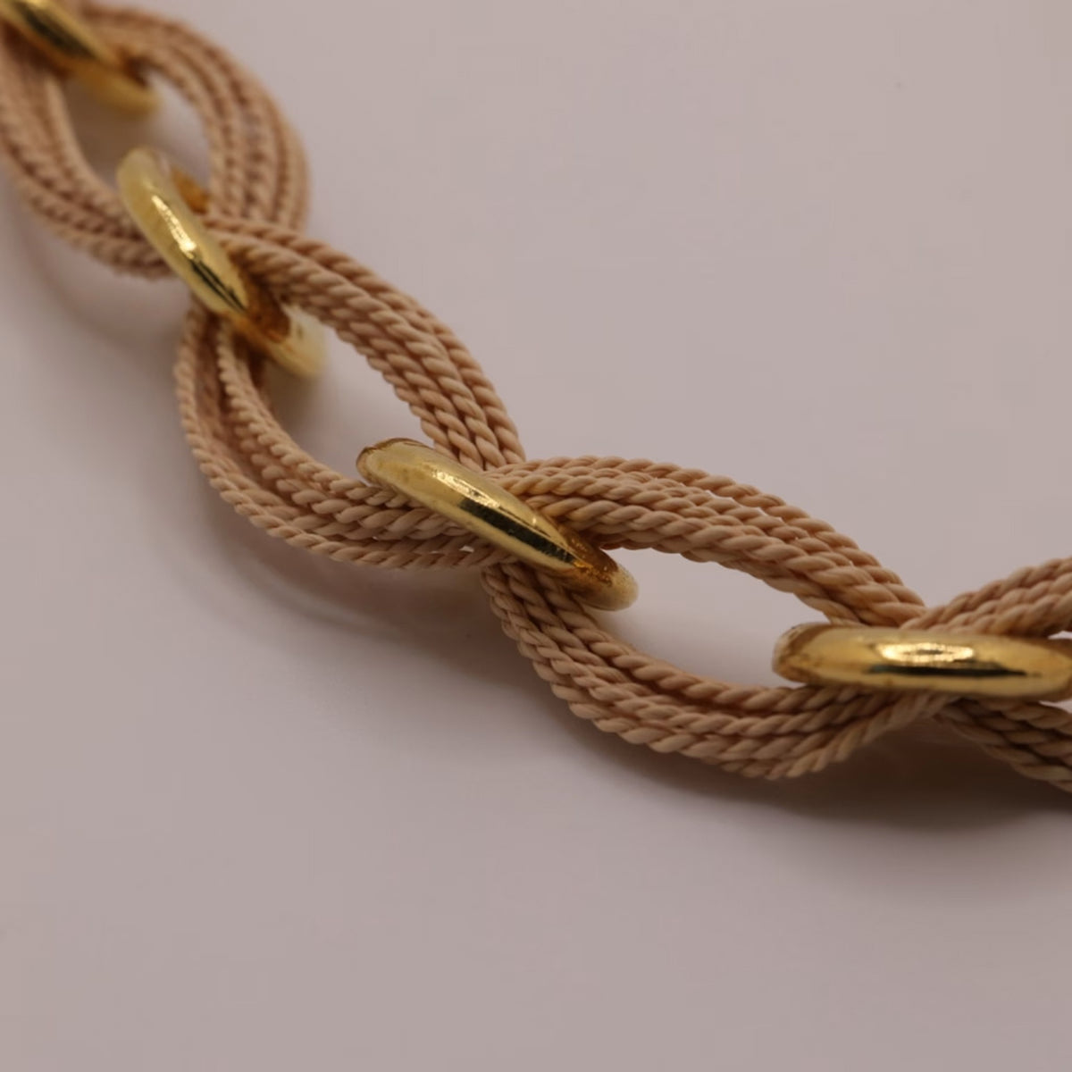 NART knot buriti fiber necklace, view 2, buy at DOORS NYC