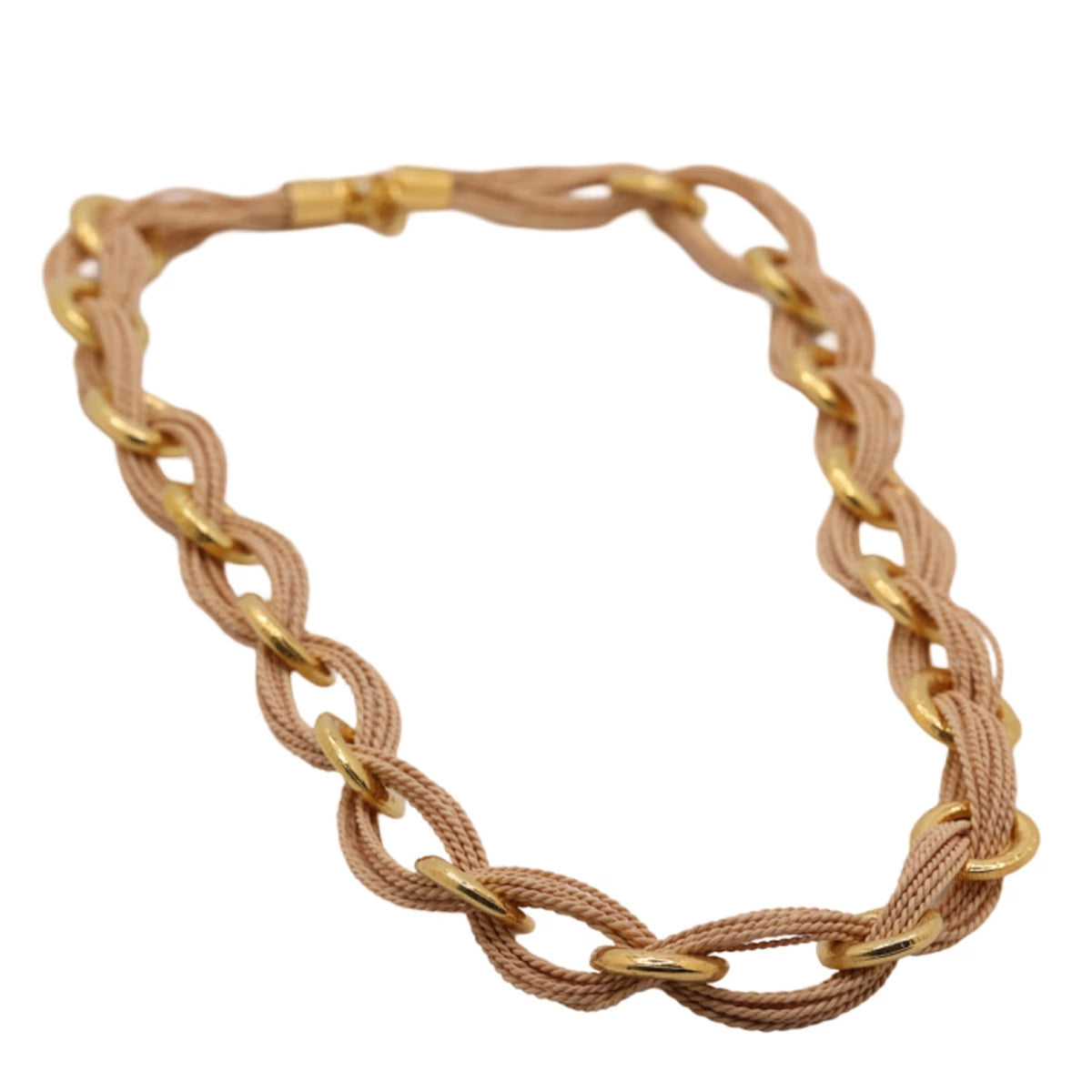 NART knot buriti fiber necklace, view 4, buy at DOORS NYC