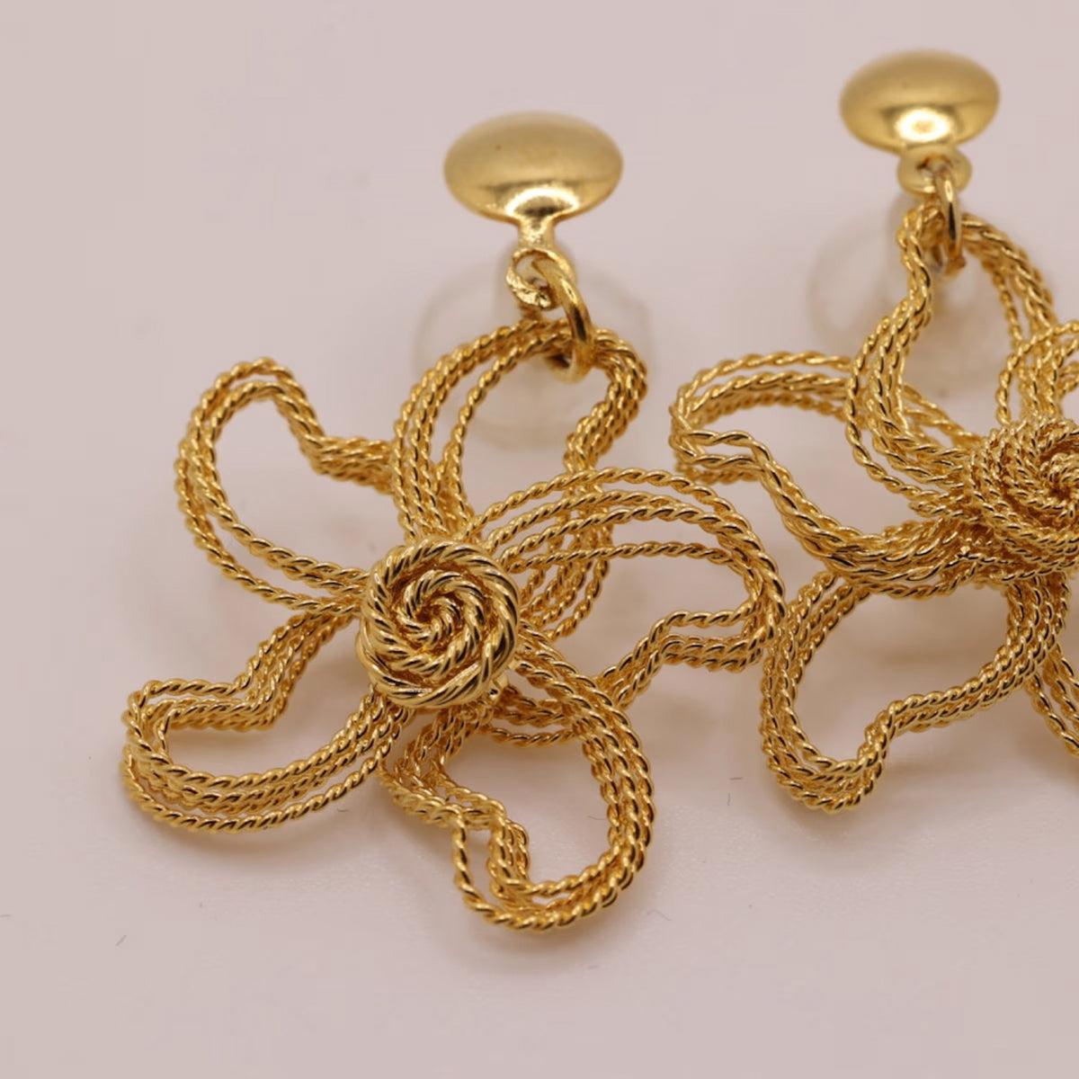 NART metal starfish earrings, handmade Brazilian women's starfish earrings, view 1, buy at DOORS NYC