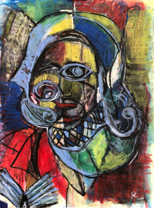 PATRICIA TUDOSA - The Plague | Painting, buy at DOORS NYC