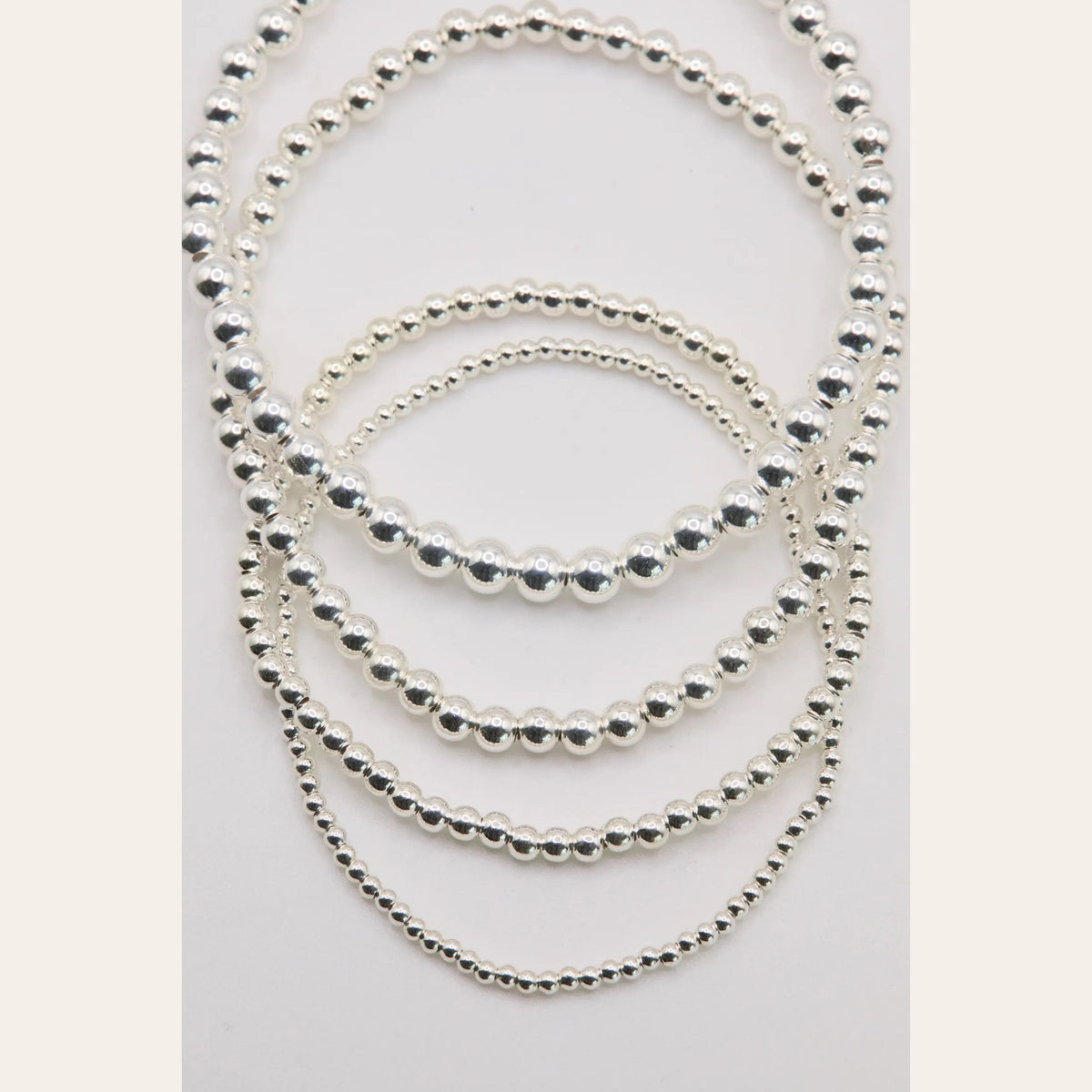 NART silver stackable bracelet 3mm, sterling silver women's bracelet, view 1, buy at DOORS NYC