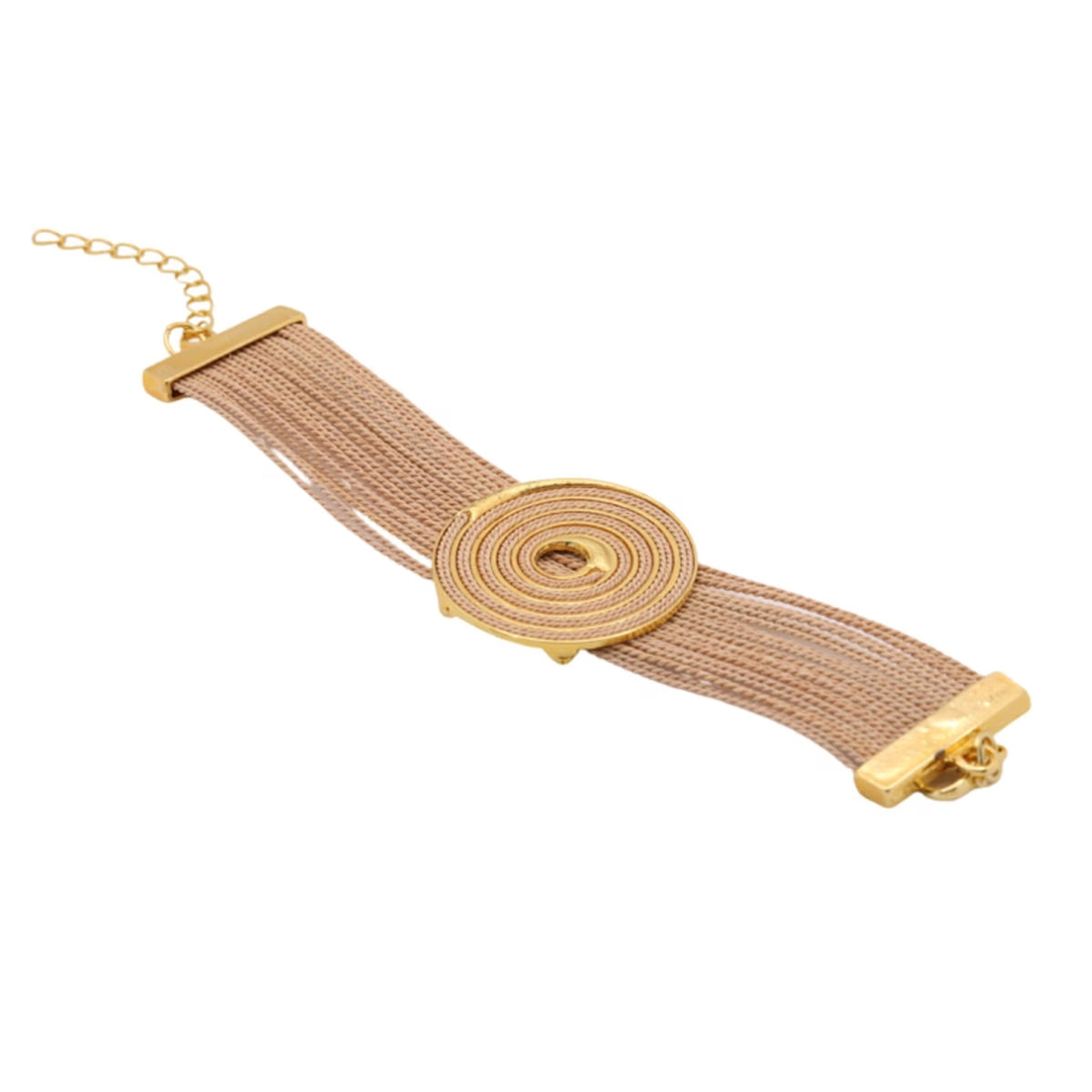 NART spiral buriti fiber bracelet, view 4, buy at DOORS NYC