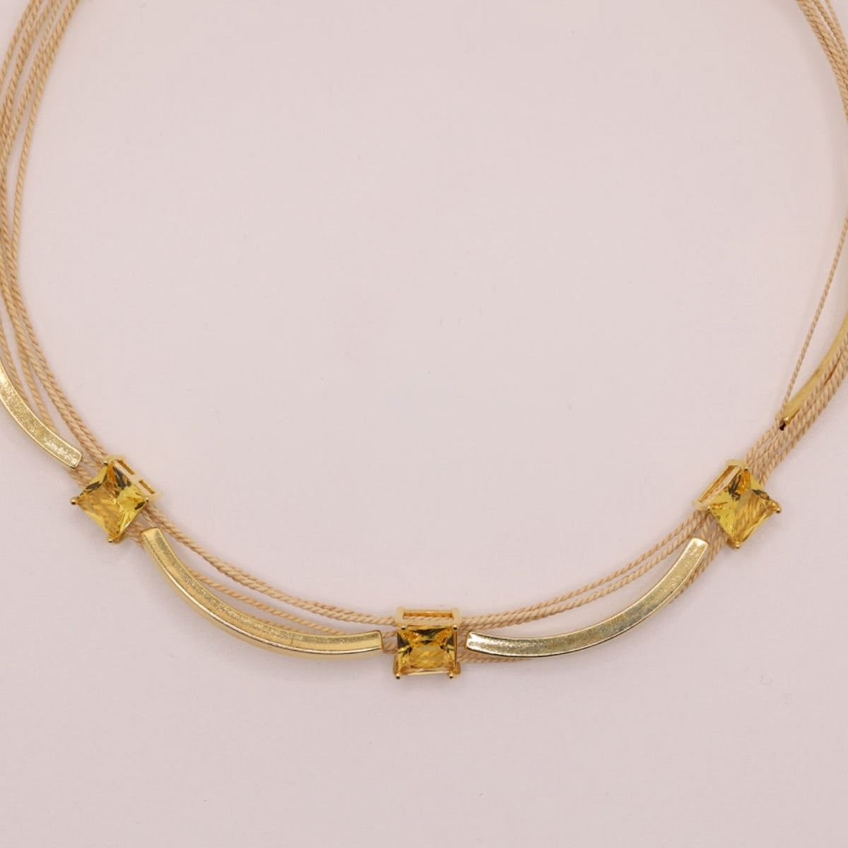 NART square buriti fiber necklace, view 4, buy at DOORS NYC
