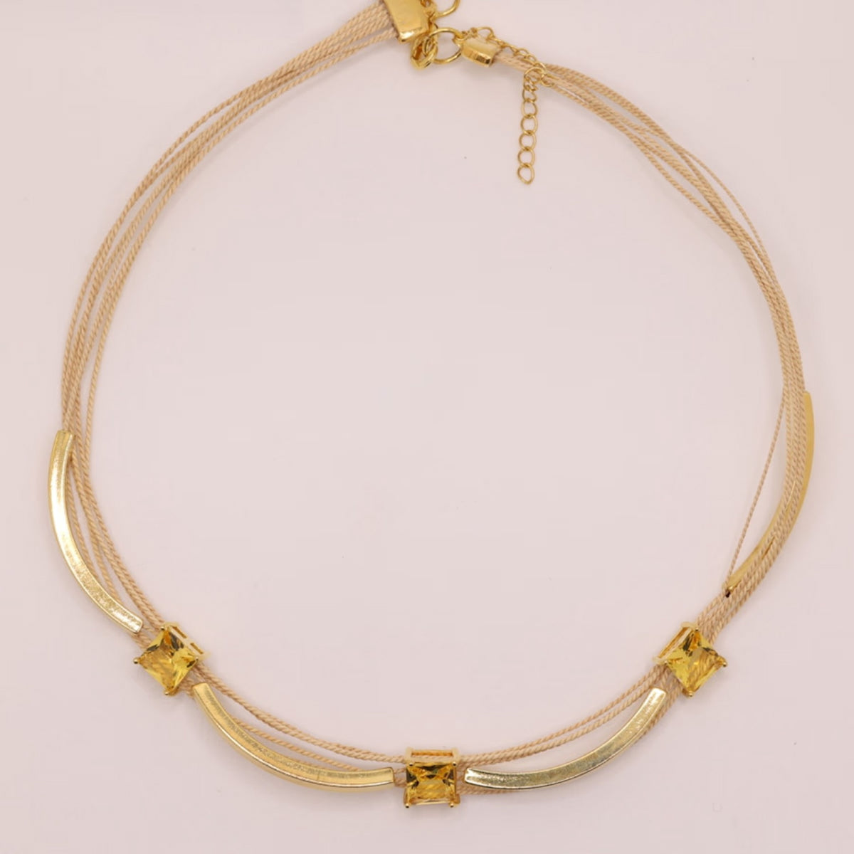 NART square buriti fiber necklace, view 5, buy at DOORS NYC