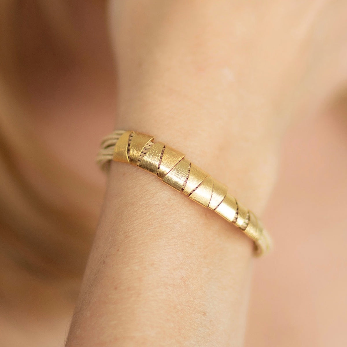 NART stones buriti bracelet styled look on wrist, buy at DOORS NYC
