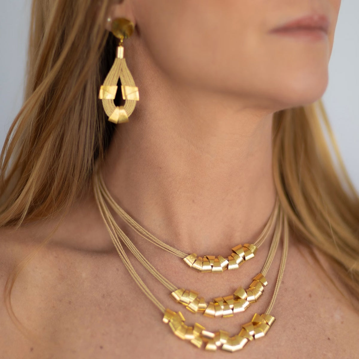 NART stones layers buriti necklace styled look, buy at DOORS NYC