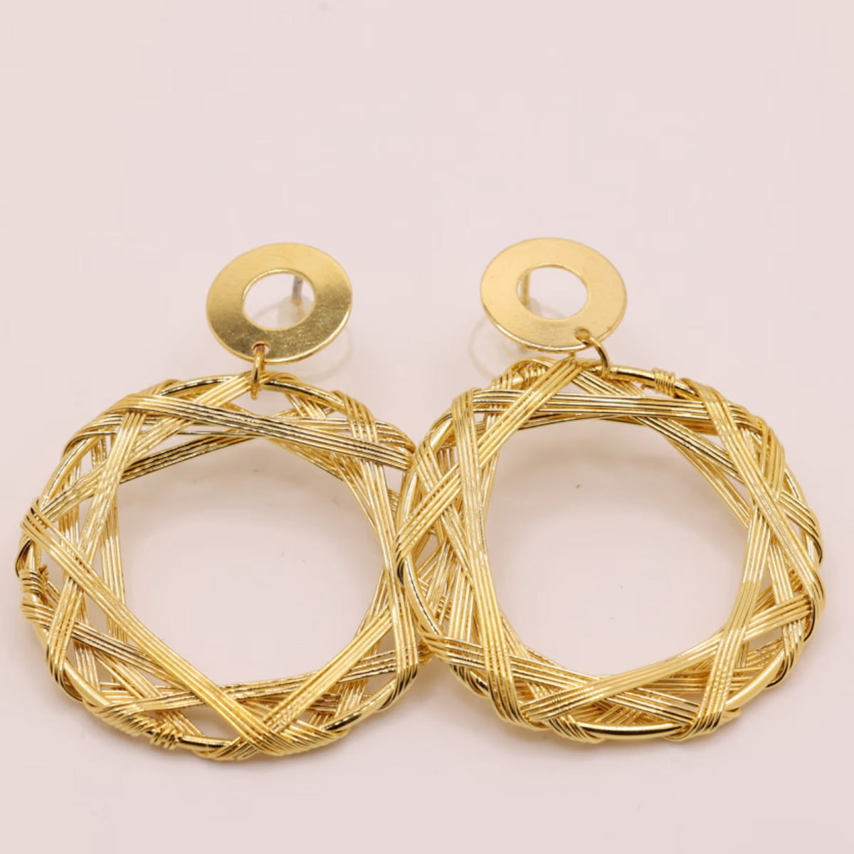 NART wheel buriti earrings, view 4, buy at DOORS NYC