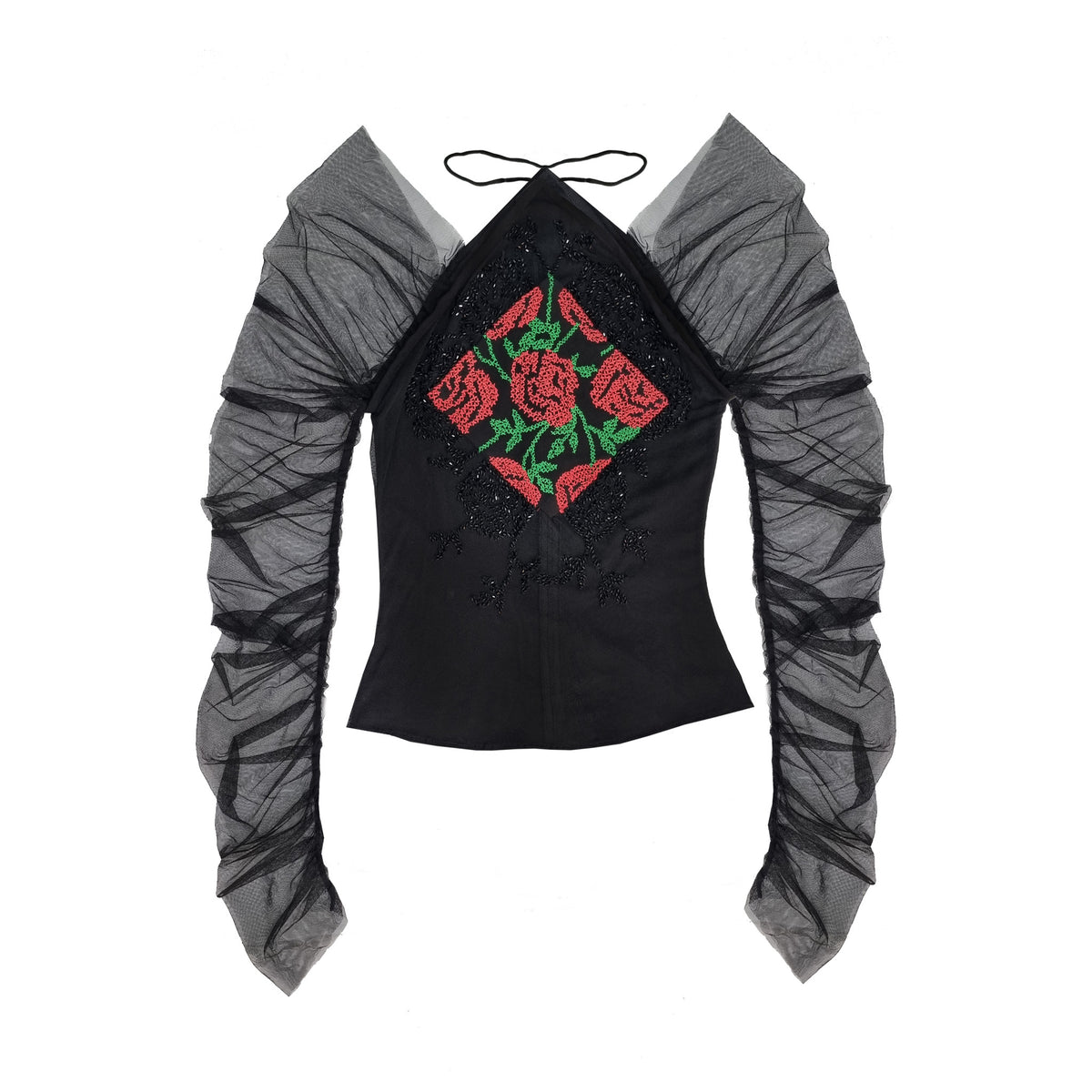ELSA NILAJ - Top With Hand Embroidery, buy at DOORS NYC