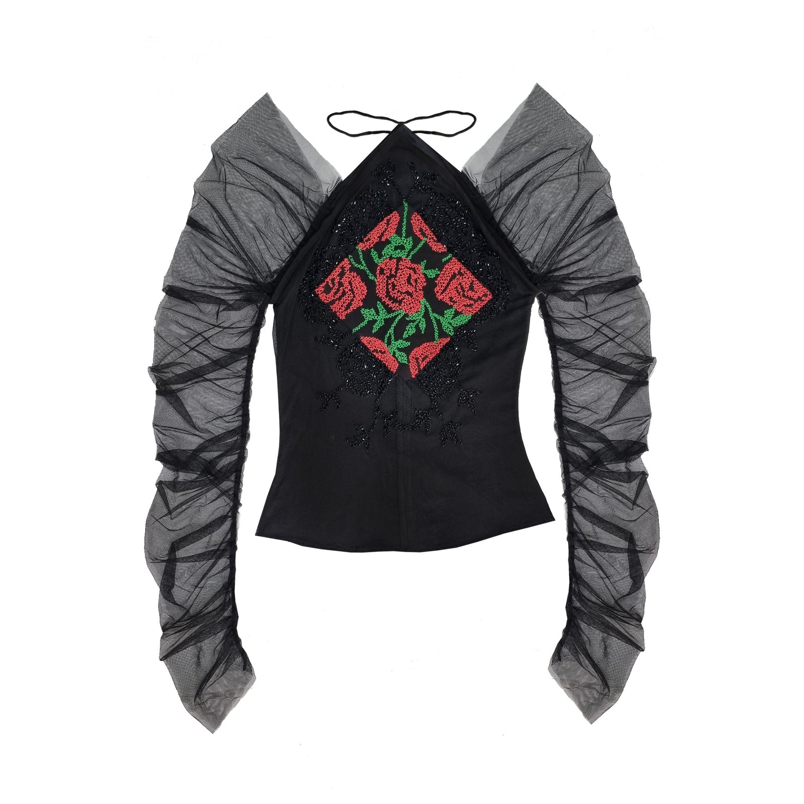 ELSA NILAJ - Top With Hand Embroidery, buy at DOORS NYC