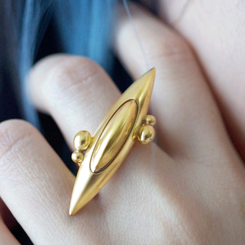 ZHUO - Unseen Ring Gold, buy at DOORS NYC