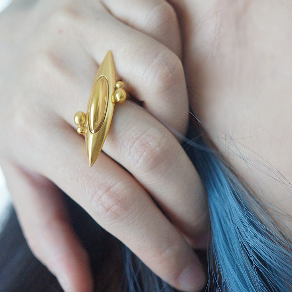 ZHUO - Unseen Ring Gold, buy at DOORS NYC