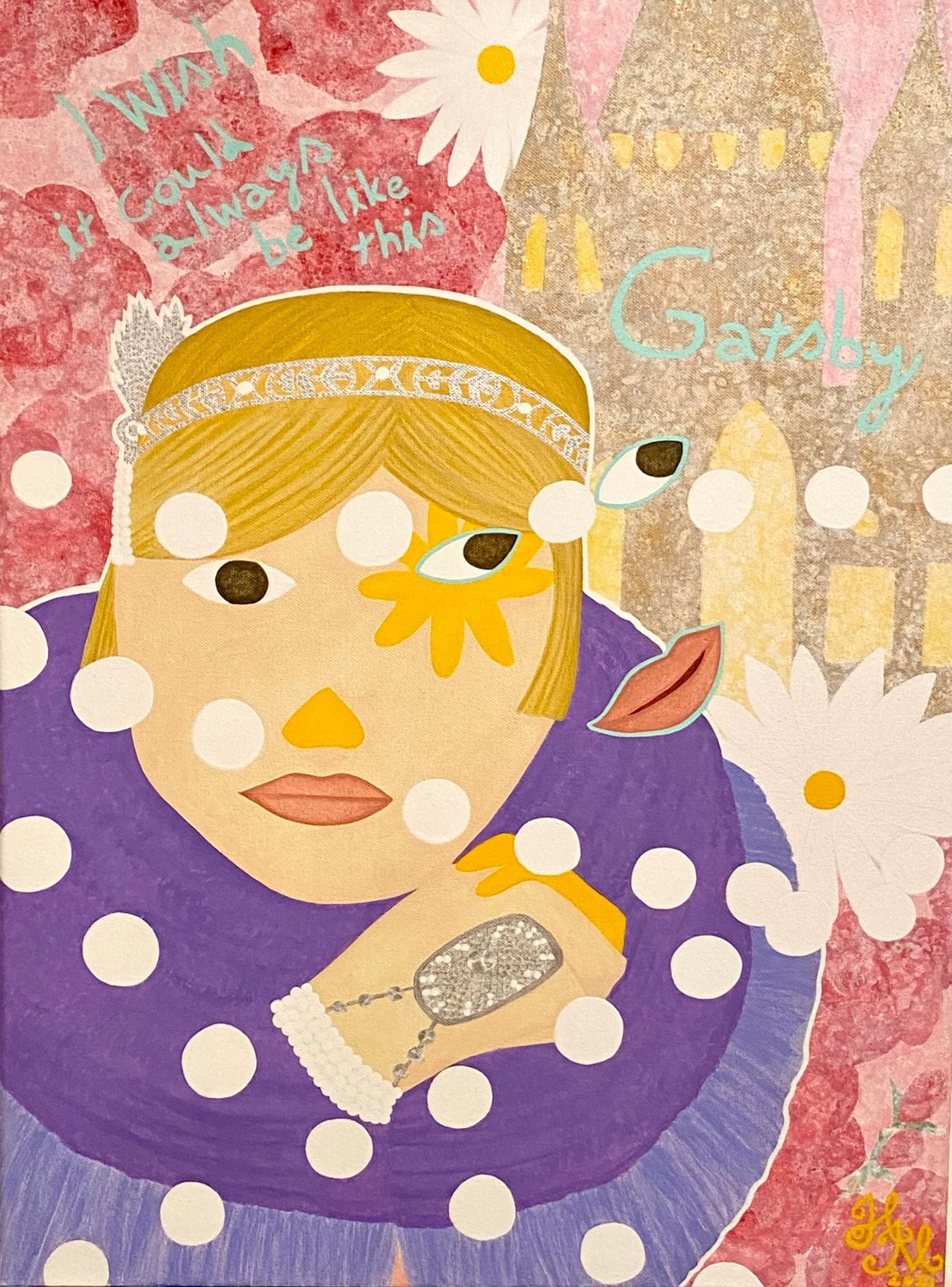 HEINI MIKA - Daisy Dreamer | Painting, buy at DOORS NYC