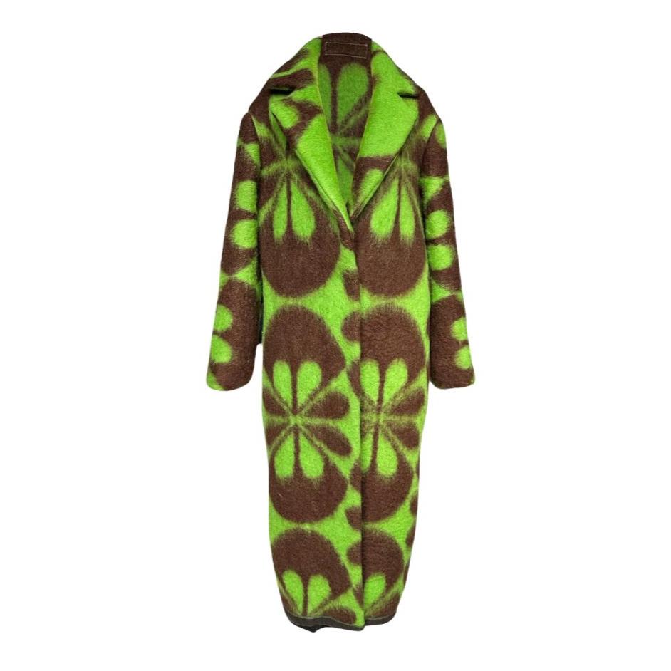 STUDIO WUNDERBAR - Green Seventies Coat, buy at DOORS NYC